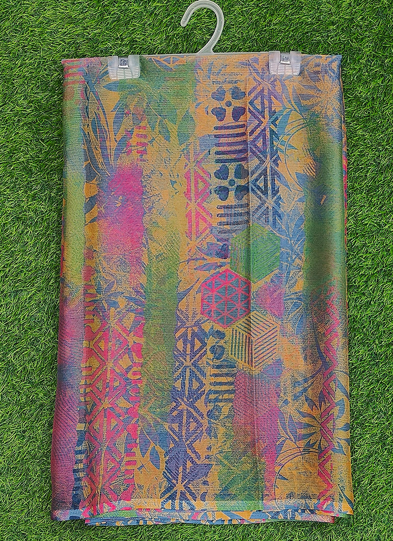 Latest Beautiful Printed Nara Chiffon Saree