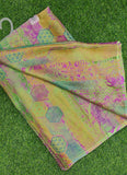 Latest Beautiful Printed Nara Chiffon Saree without Blouse