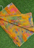 Latest Beautiful Printed Nara Chiffon Saree without Blouse