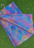 Latest Beautiful Printed Nara Chiffon Saree without Blouse