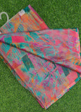 Latest Beautiful Printed Nara Chiffon Saree without Blouse