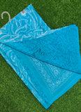 High Quality Printed Crepe Silk Saree with Blouse