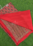 Premium Quality Printed Crepe Silk Saree with Blouse