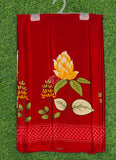 Siri Sarees Latest Printed Crepe Silk Saree with Blouse