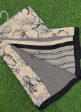 Siri Sarees Latest Printed Crepe Silk Saree with Blouse