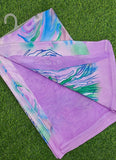 Siri Sarees Latest Printed Crepe Silk Saree with Blouse