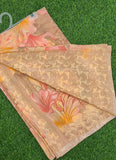 Siri Sarees Latest Floral Print Crepe Silk Saree with Blouse