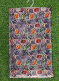 Beautiful Digital Print Floral Chiffon Saree