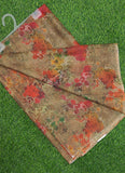 Beautiful Digital Print Floral Chiffon Saree